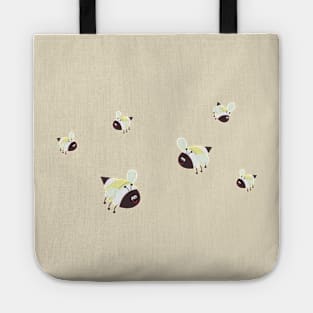 Happy funny bees Tote