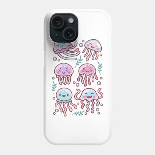 Cotton Candy Jellyfishes #5 Phone Case