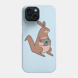 Kangaroo and Koala Phone Case