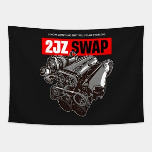 Supra Engine 2JZ Tapestry