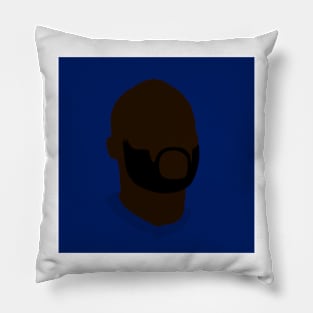 Romelu Lukaku Minimalistic Face Art Pillow