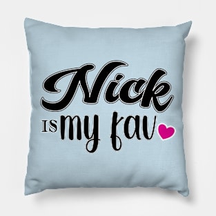 NICK IS MY FAV - FAN OF TIKTOKERS Pillow