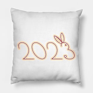 2023 Minimalist Neon Pillow