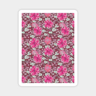 Flowers tropical animalier Magnet