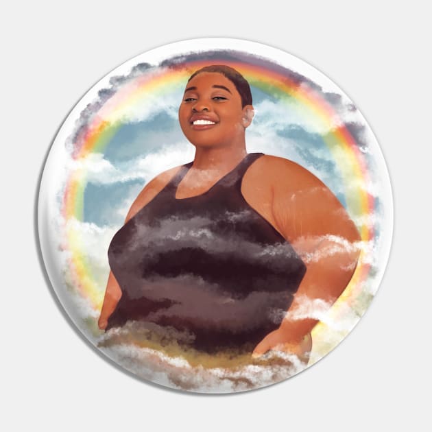 My Favourite Colour Is Rainbow (pride tee-shirt design by Lavinia Knight) Pin by art official sweetener