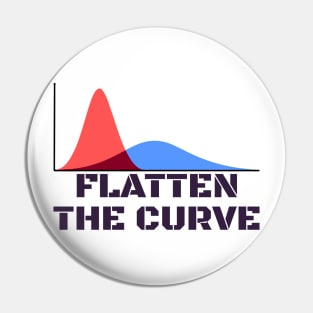 Flatten The Curve Pin