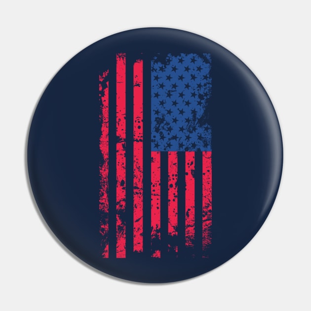 USA Flag Pin by Sitchko