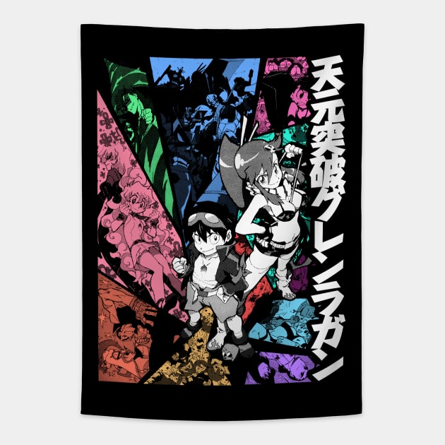 Tengen Toppa!!! (color) Tapestry by geekingink