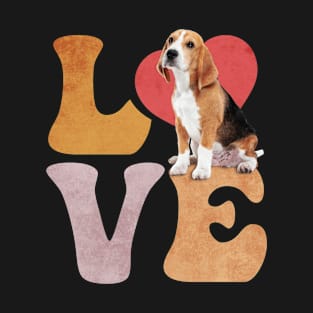 Beagle Dog LOVE T-Shirt