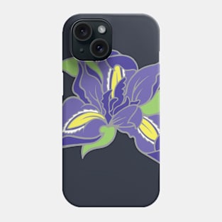 Indigo Iris Phone Case