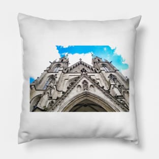 St Pauls Church Front Pillow