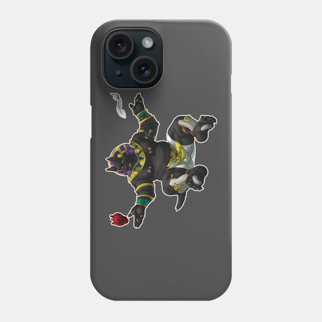 Dadnubis Phone Case by markwulfgar