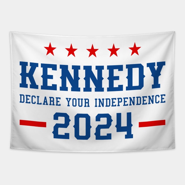 Kennedy 2024, Declare your independence Tapestry by VIQRYMOODUTO