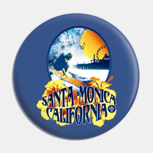 Santa Monica California Pin