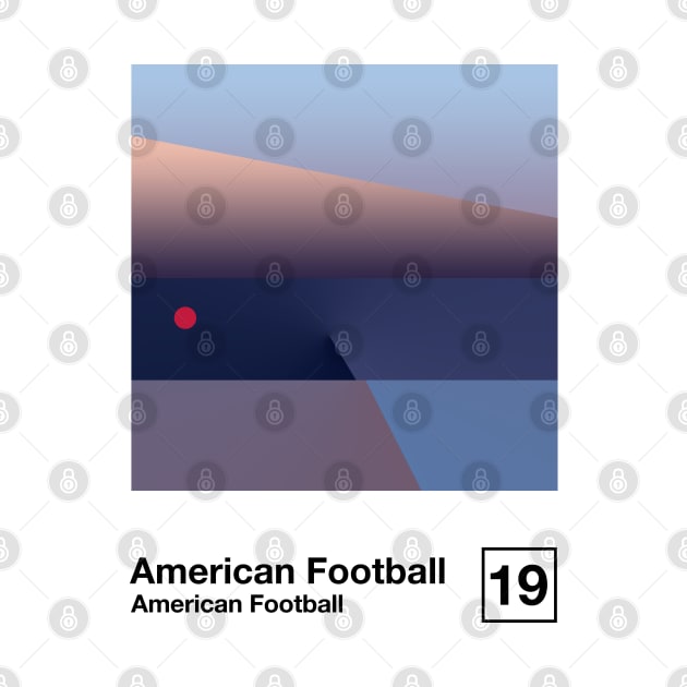 American Football 3 / Minimalist Graphic Poster Design by saudade