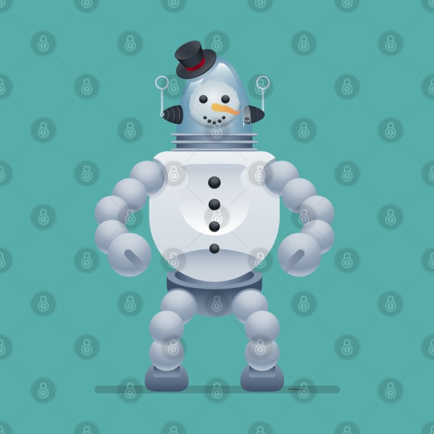 Snowbot, Snowman-Robot Hybrid by DanielLiamGill