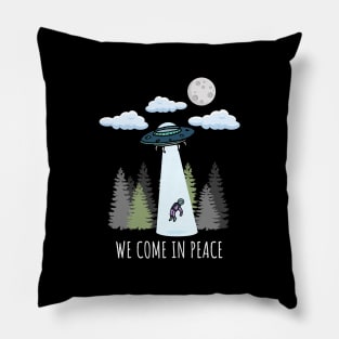 We Come in Peace Pillow