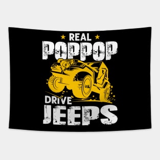 Real Poppop Drive Jeeps Jeep Men/Women/Kid Jeeps Lover Tapestry