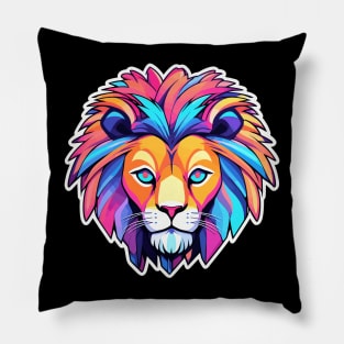 Lion Illustration Pillow