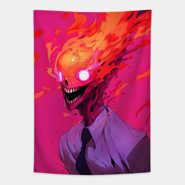 Unlock the Mysteries: Mesmerizing Psychic Anime Designs for Every Fan's Delight! Tapestry by insaneLEDP