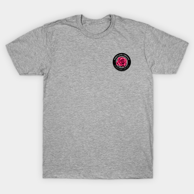 Discover Portland Oregon Rose Design - Portland Rose - T-Shirt