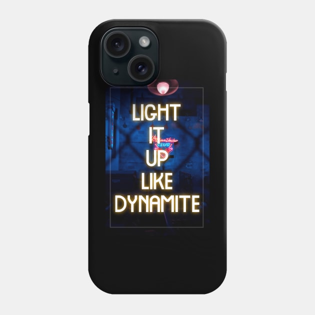 BTS Light it up like Dynamite Phone Case by Boosted Palace