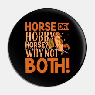 Horse and Hobby Horsing Pin