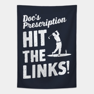 Doc's Prescription: Hit The Links! Golf Tapestry