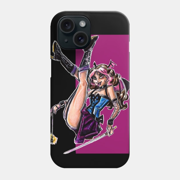 Firelight Succubus Phone Case by Djnebulous