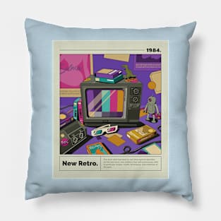 Retro 80's Tee Pillow