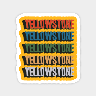 Yellowstone National Park Apparel Magnet