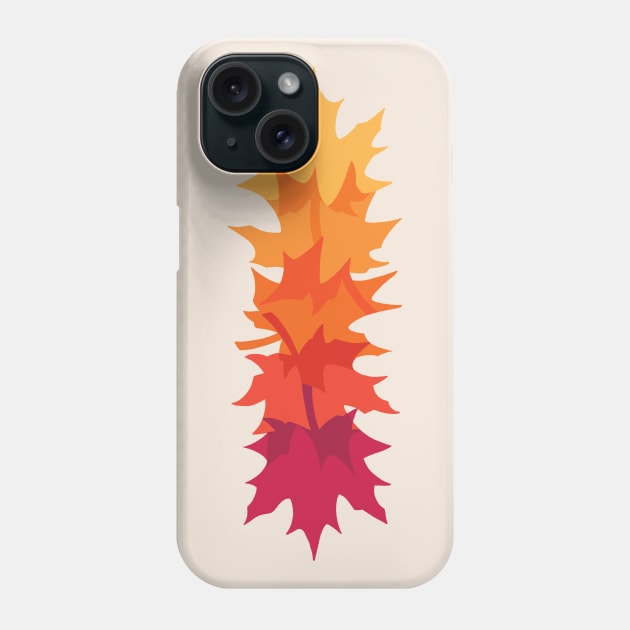 Falling Maple : Warm Phone Case by Waynem