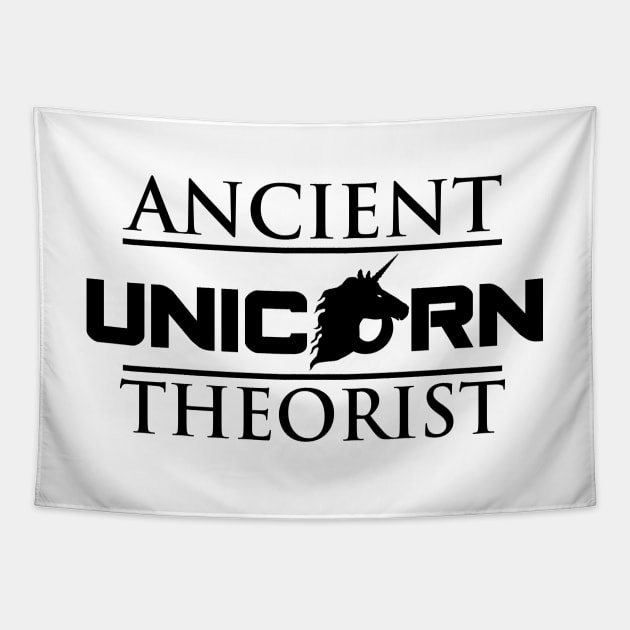 Ancient Unicorn Theorist Tapestry by CKastellanos