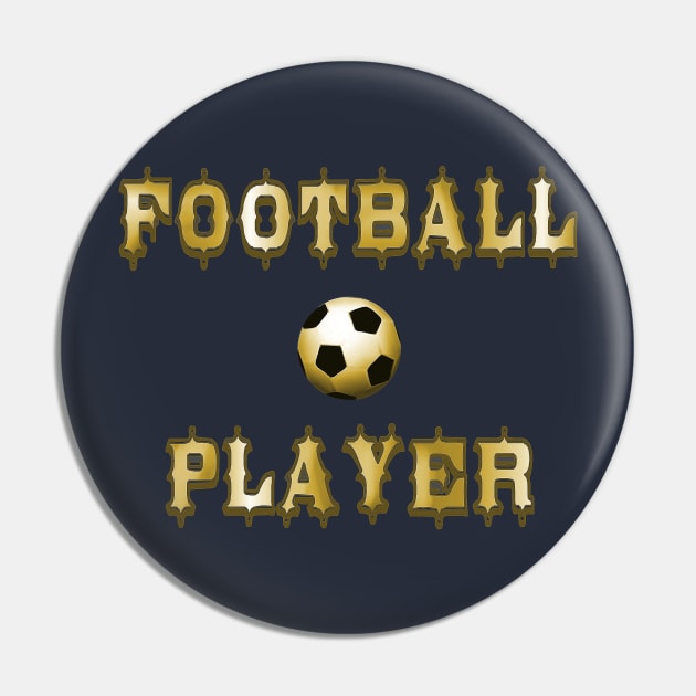 Football Player Soccer SuperStar Pin by PlanetMonkey