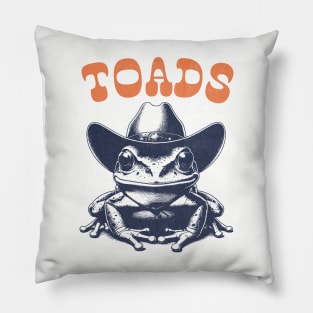 Toads Western Rodeo Toad Pillow