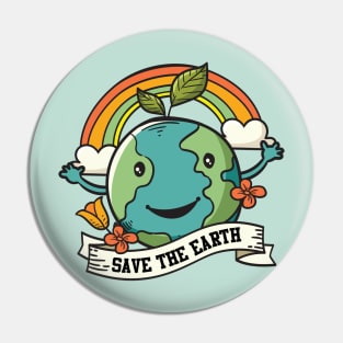 Save The Earth Pin