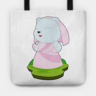 Polar bear Bride Dress Wedding Tote