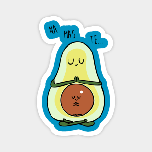 Namaste Avocado Magnet