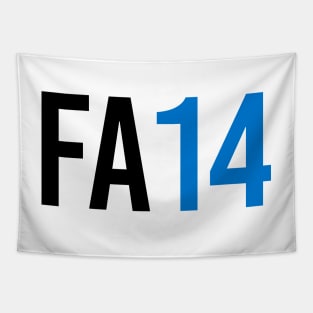 Fernando Alonso 14 - Driver Initials and Number Tapestry