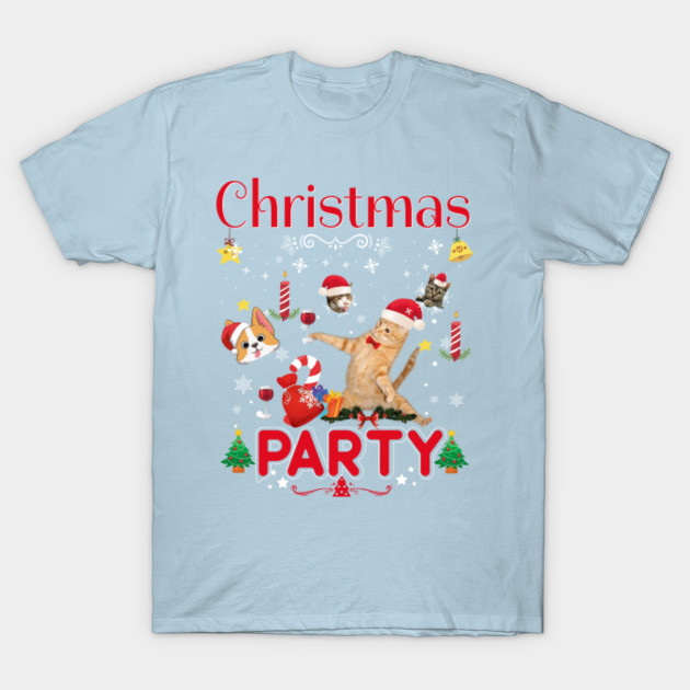 Disover CHRISTMAS PARTY - Cat Lover Gift - T-Shirt