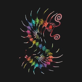 Bold Rainbow centipede T-Shirt