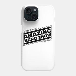 The Amazing Nerd Logo! (Black) Phone Case