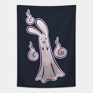 Spooky Bunny Rabbit Ghost Tapestry