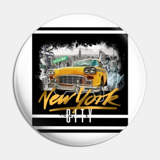 New York cab design Pin