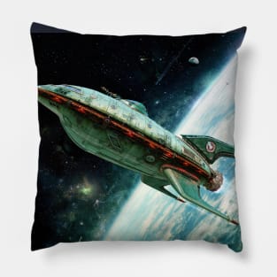 Planet Express in Space v.4 Pillow