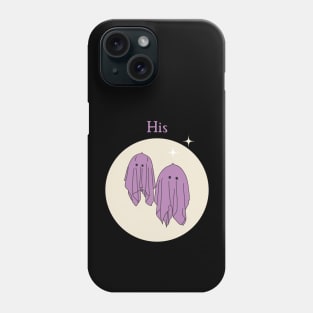 His, Matching ghost couple style 4 Phone Case