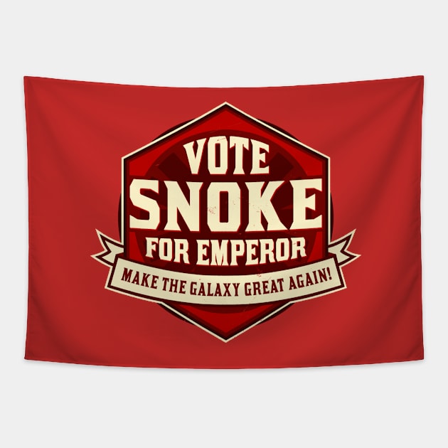 VOTE SNOKE Tapestry by blairjcampbell