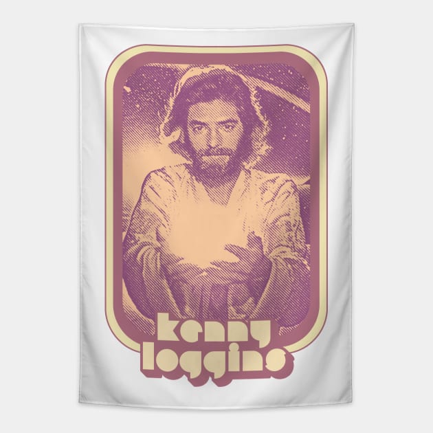 Kenny Loggins / 1980s Retro Aesthetic Fan Art Design Tapestry by DankFutura