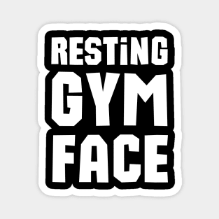 Resting Gym Face Magnet