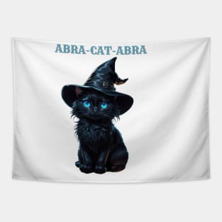 funny cat abra-cat-abra Tapestry